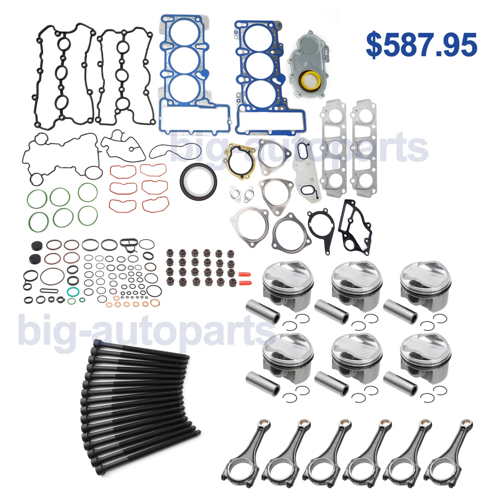 3.0T Engine Rebuilding & Timing Kit Fits For Audi A4 A7 A8 Q5 CTVA CJT CGEA CGWC - Image 4 of 4