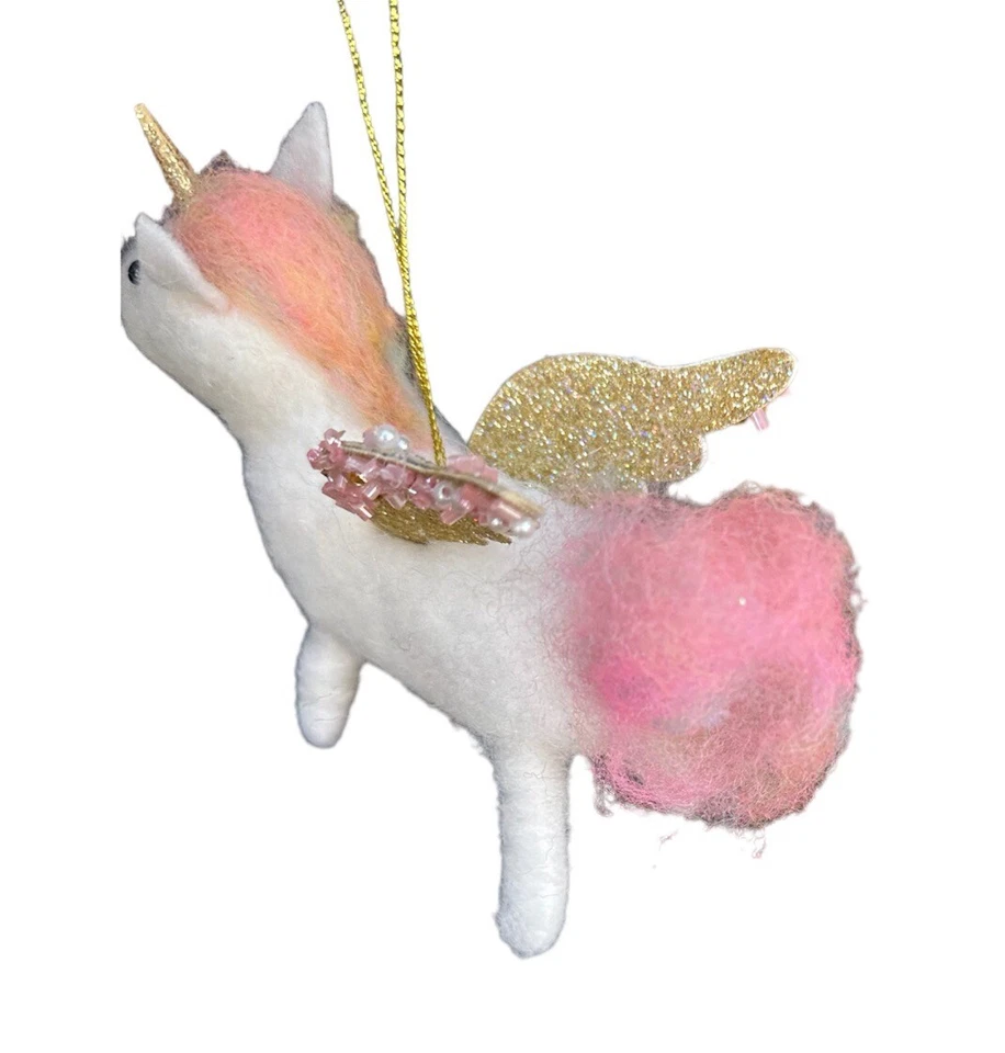 Fieltro Unicornio Adorno Suave Ligero Magia Niños Cuento Hadas Caballo Cumpleaños Foto 2 de 3