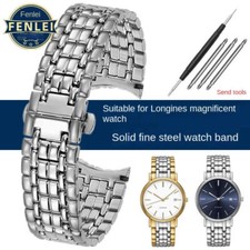 18 20mm Stainless Steel Watch Band Strap For Longines L4.805 905 L4.821 Bracelet