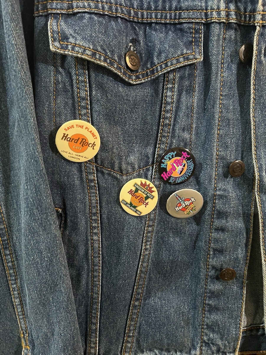 ジャケット・アウター RACE ROCK APPAREL ORLANDO Denim Jacket Hard Rock Cafe Orlando Denim Jean Jacket Vintage 90s