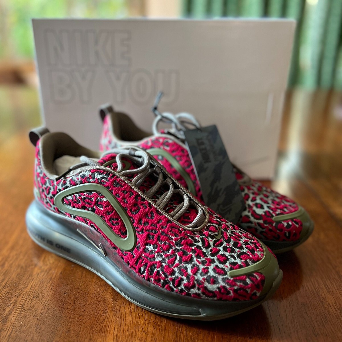 Nike x Maharishi 720 Custom Leopard Red Camo Trainers/Sneakers