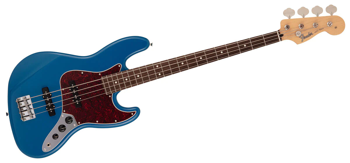 Fender Made in Japan Hybrid II Jazz Bass Forest Blue