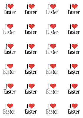 24X VORGESCHNITTENES OSTERN, ESSBARES OBLATENPAPIER, CUPCAKE, TORTENAUFLEGER 1512