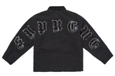 Supreme Old Canvas Work Jacket Black (M)