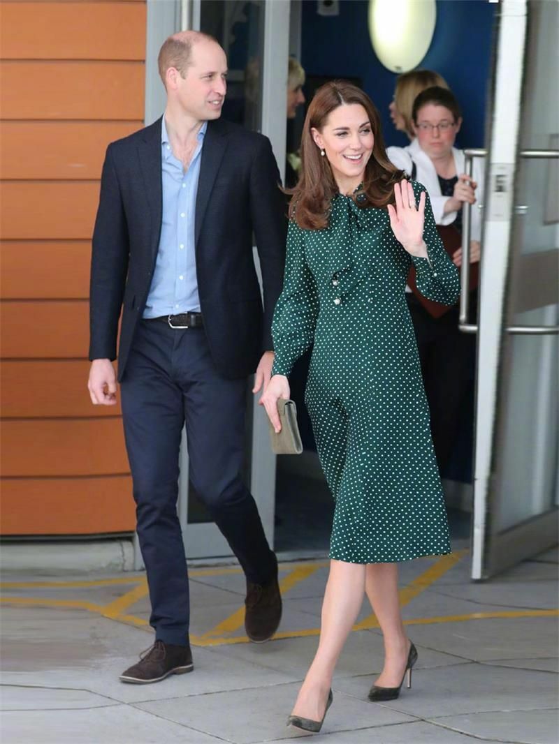 Princess Kate Middleton Women Dress Bow Neck Long Sleeve Princess Kate Middleton Women Dress Bow Neck Long Sleeve