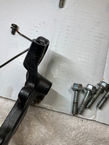 rt100 yamaha tripple handle crown flange bolts hardware holder cable guide oem - Picture 22 of 24
