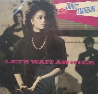 Janet Jackson Let's Wait Awhile 12'' Vinyl