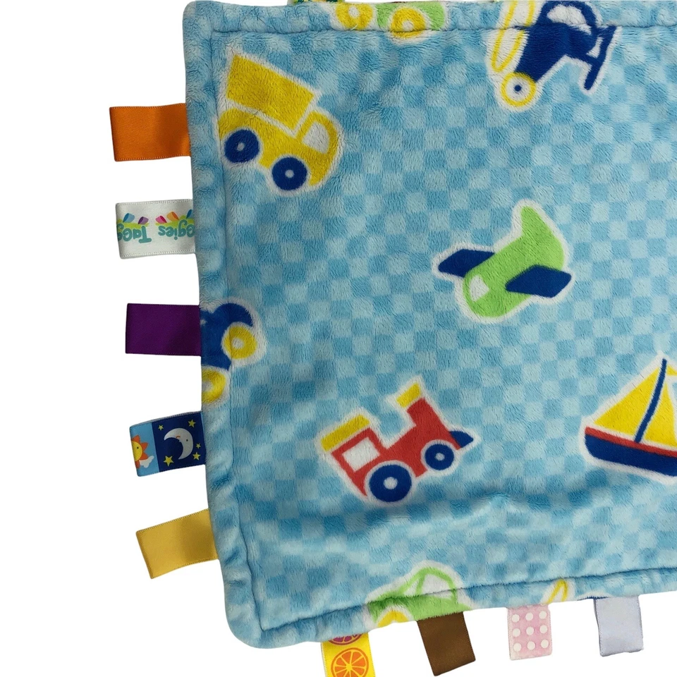 Taggies Baby Lovey Peluche Viaje Transporte Tren Avión Velero Camión Volquete Foto 3 de 4