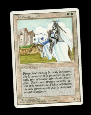 MRM FR/VF White Knight - White Knight NM MTG magic FWB