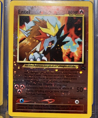entei holographic pokemon card value Amazon.com: Pokemon - Entei (34) - Wizards Black Star Promos