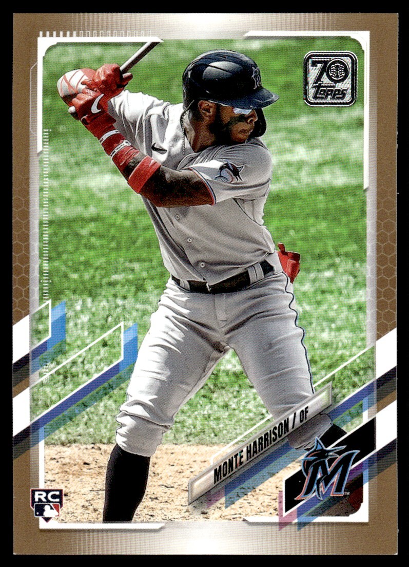 2021 Topps Gold Monte Harrison Rookie 0093/2021 #126