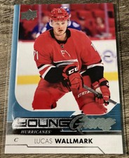 2017/18 LUCAS WALLMARK UPPER DECK YOUNG GUNS ROOKIE CARD #207