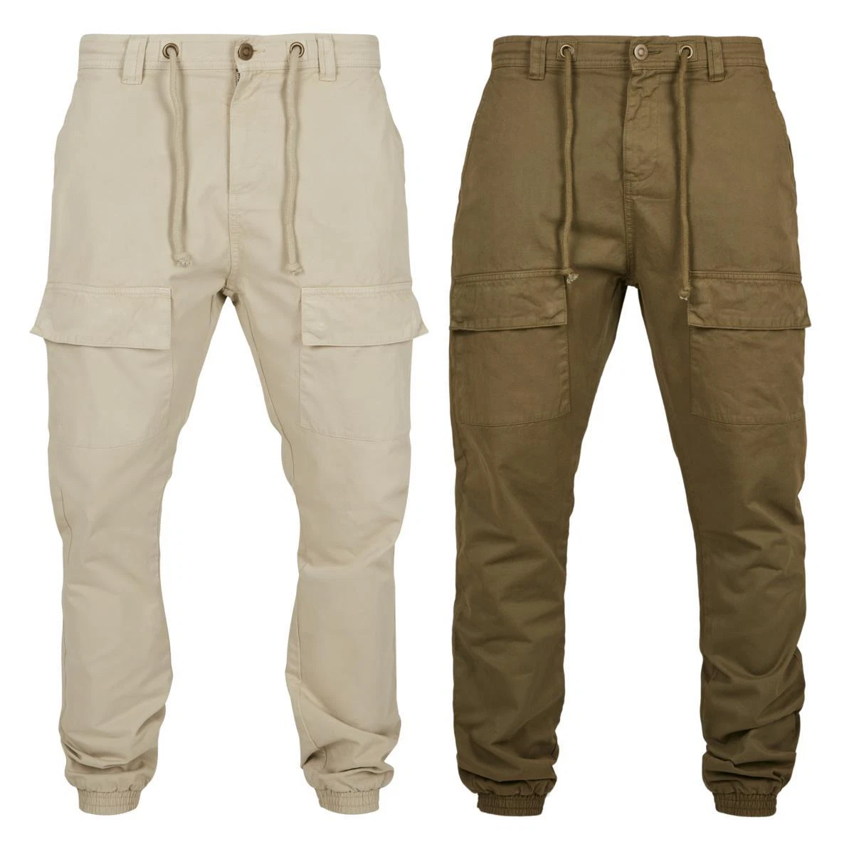 Urban Classics front pocket cargo jogging pants sweatshirt drawstring men