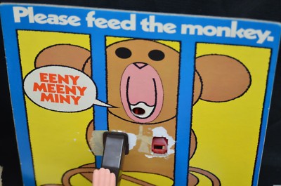 Hasbro ROMPER ROOM Moe The Monkey Game for Parts- missing 1 Arm