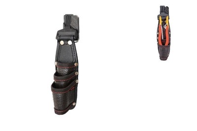 TAJIMA Tools abnehmbares Kunstleder-Werkzeugholster 3 Taschen Japan
