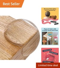 Clear Baby Corner Guards - Stylish Round Protectors, 12 Pack for Ultimate Safety