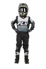 FLY Racing 2026 Youth F-16 Black/White Offroad Jersey Pant Combo