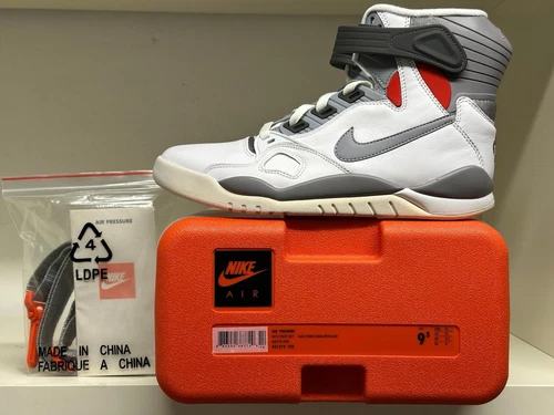 Nike Air Pressure 2016 blanc gris ciment831279 100 T 43 US 9,5