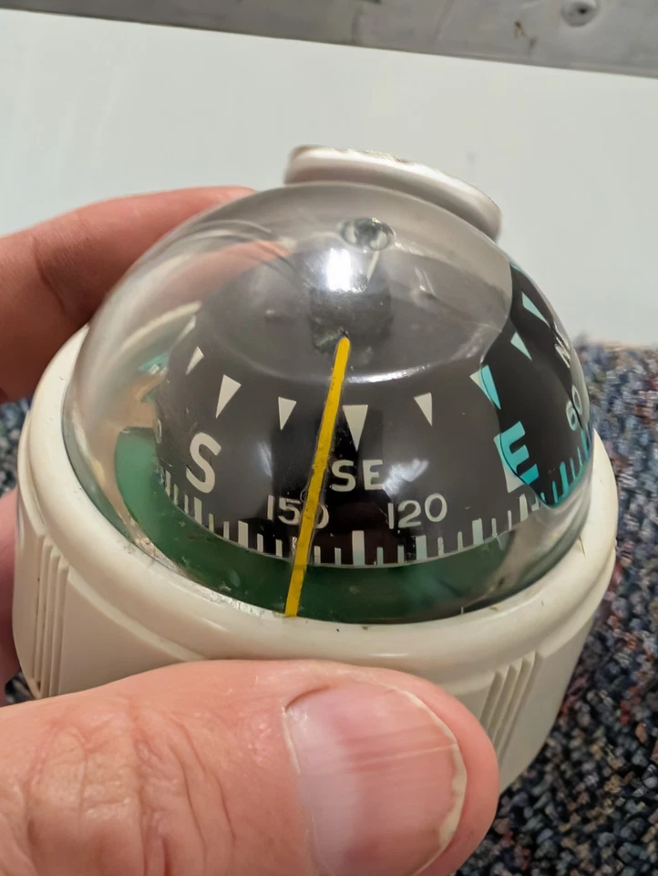 USADO AÑOS 50 60 GUÍA AÉREA VISI DOMO AUTOMÓVIL ACCESORIO BRÚJULA TABLERO CHEVROLET Foto 4 de 4