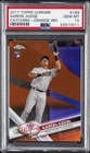 2017 TOPPS CHROME ORANGE REFRACTOR #169 AARON JUDGE ROOKIE RC /25 PSA 10
