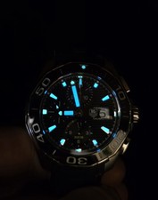 TAG HEUER CAY211A-0 Aquaracer Calibre 16 Chronograph Automatic Swiss Made Men's 19