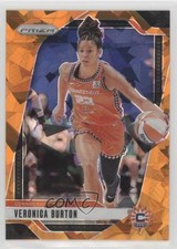 2024 Panini Prizm WNBA Orange Ice Prizm Veronica Burton #35 fm0
