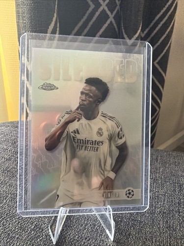 2025-26 Topps Chrome UCC Silenced Vinicius Jr. Real Madrid SHH-8 UEFA