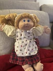 1978-82 Blonde pigtail Cabbage Patch Kid Doll Blue Eyes