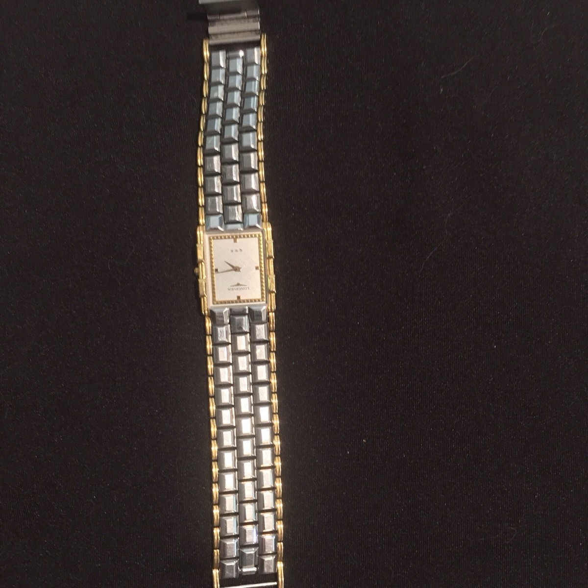 Vintage Longines QWR Classic Gold Link Watch | eBay