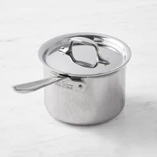 All-clad D3 Stainless Steel 3-ply Bonded 1.5-qt Sauce Pan with lid
