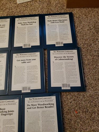 Lot Of 10 HC Workshop Companion Woodworking Manuals Rodale Nick Engler - Foto 6 di 24