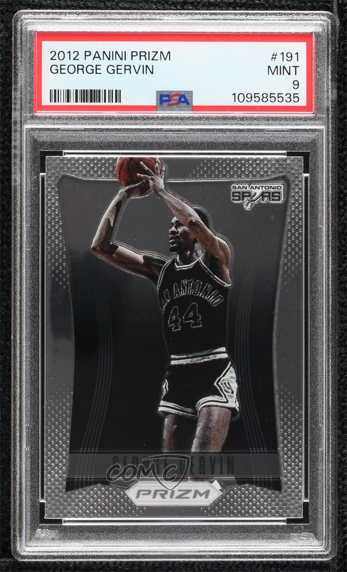 2012-13 Panini Prizm George Gervin #191 PSA 9 MINT HOF