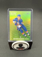 2025-26 Upper Deck Allure Color Flow Yellow-Green Matthew Schaefer Rookie