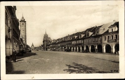 Ak Domažlice Taus Region Pilsen, Marktplatz - 10804230