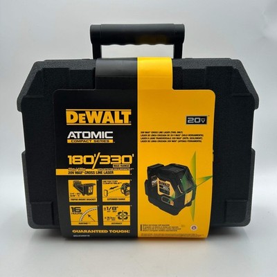 DEWALT DCLE34021B 20V MAX Li-Ion Cordless Green Cross Line Laser (Tool Only) - N