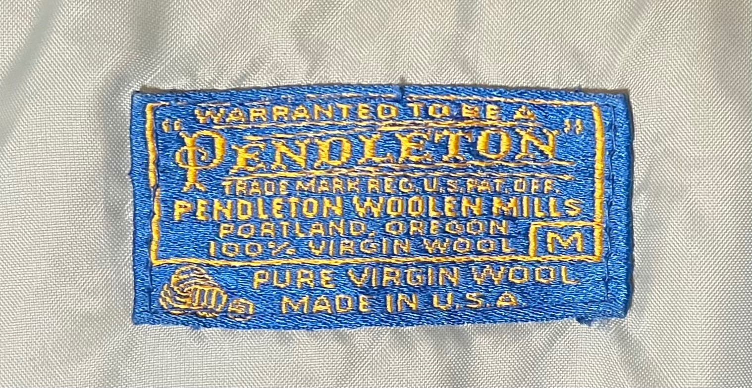 Pendleton Woolen Mills All Black Wool Jacket Mens… - image 2