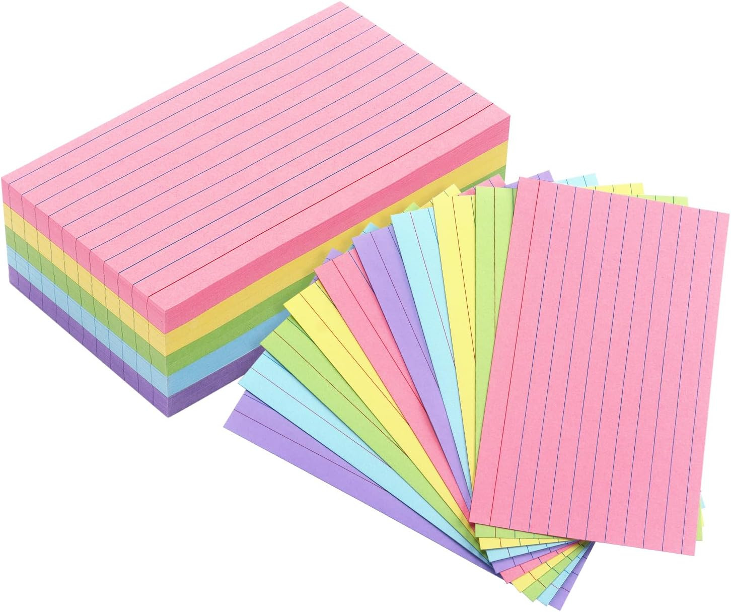 Tamaki Colored Index Cards 3 X 5 Inch, 200 Count Flash Cards