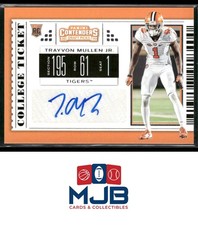 2019 Panini Contenders Draft Picks Collegiate Trayvon Mullen Jr. Auto #225