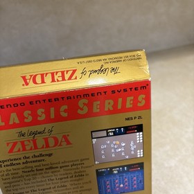 Legend of Zelda NES Box Only NO GAME Classic Series 
