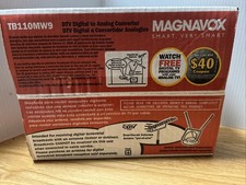 Magnavox DTV Digital To Analog TV Converter TB110MW9 New In Box With Remote