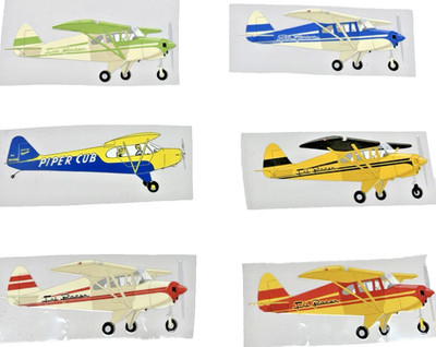 7 x 3 Piper Cub Pacer or PA 22 Tri Pacer PERMANENT Transfer Paint Decal Sticker