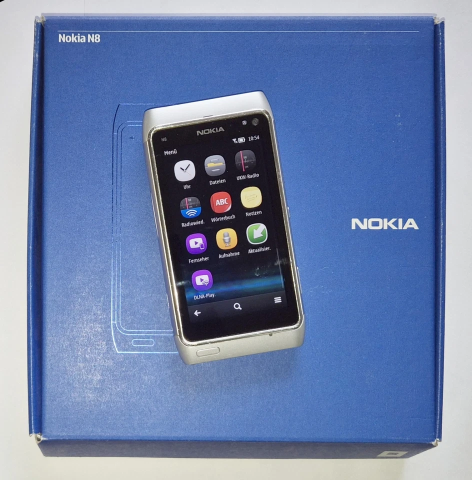 Nokia N8-00 - 16GB - Silber (Ohne Simlock) Smartphone wie neu - Bild 3 von 4
