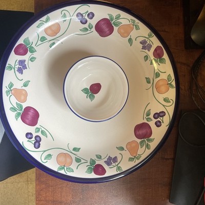 Princess House Orchard Medley Ceramic Serving Dish