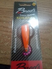 BRADS Super Bait Kokanee Cut Plug SUNKISSED UV Rigged Salmon Lure New KCP-30