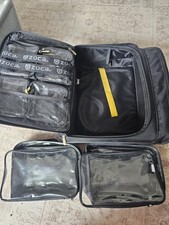 Zuca Artist Backpack Bag Black Hair Makeup Storage With Compartments