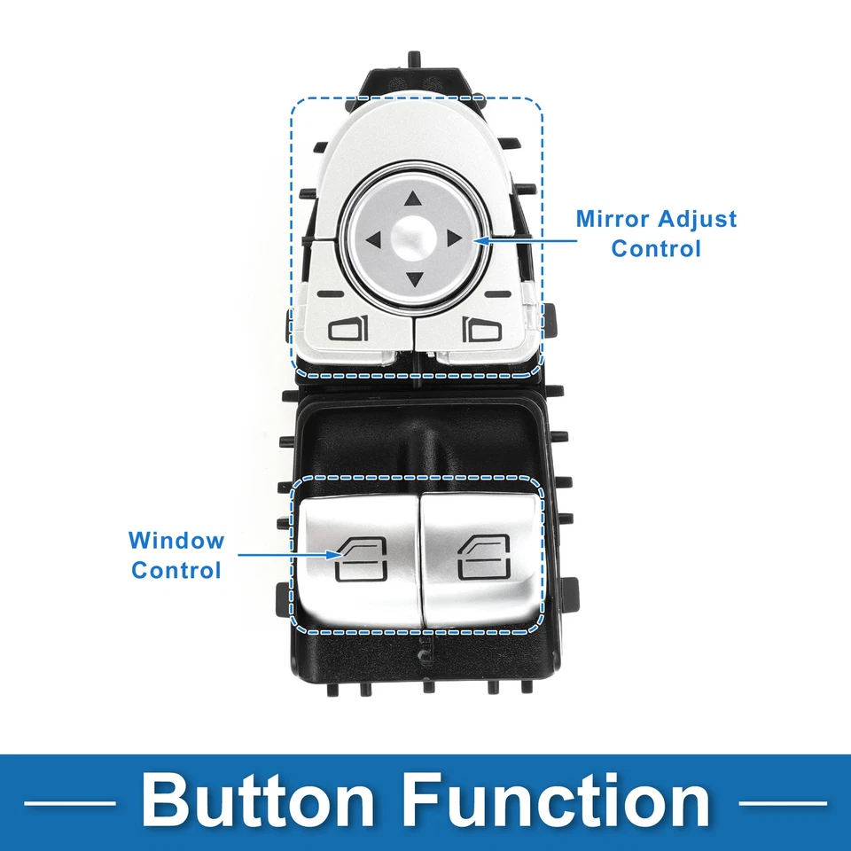 Window Control Switch for Mercedes-Benz C180 C200 C300 No.2059050302 - Image 3 of 4