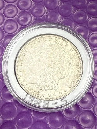 ❤️1888 S Morgan Dollar VF Very Fine Details Silver $1 Coin (2303)