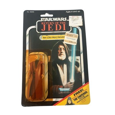 オールドケナー STAR WARS Ben Kenobi 92BK MOC Vintage 1983 Star Wars Ben Obi Wan Kenobi Figure Card 65 Back MOC