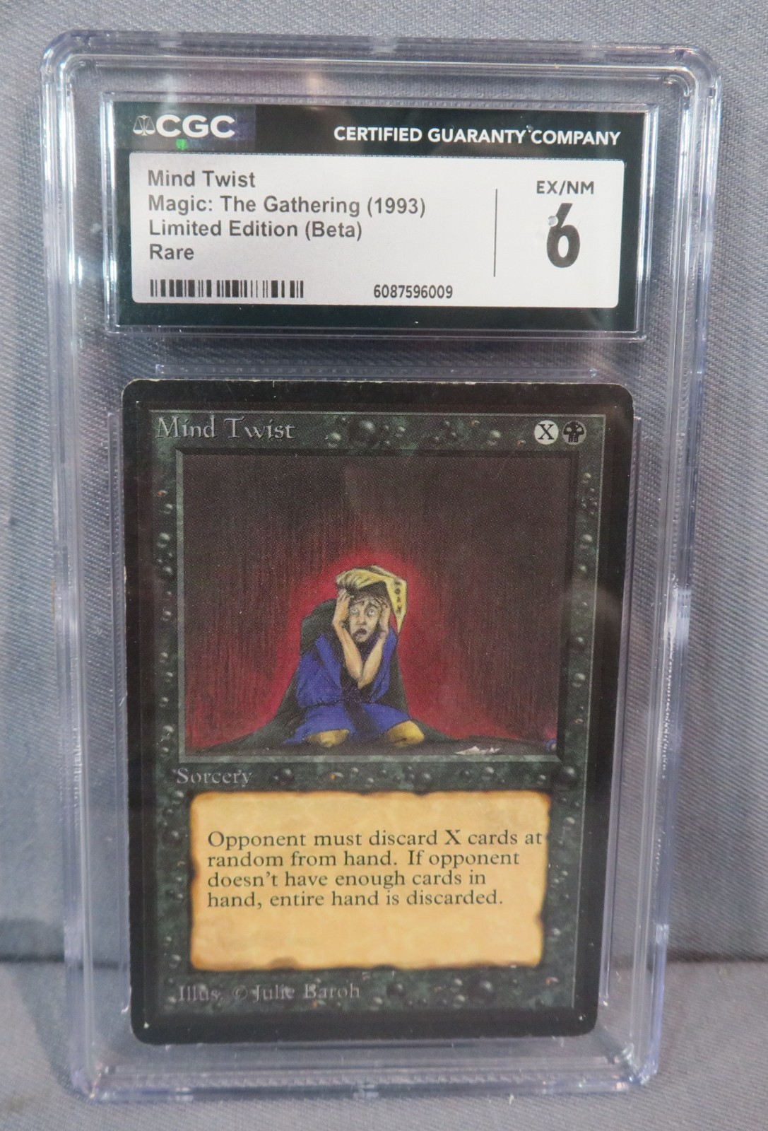 MIND TWIST CGC 6 EX/NM MTG Beta Limited Edition Rare 1993 Magic: The Gathering