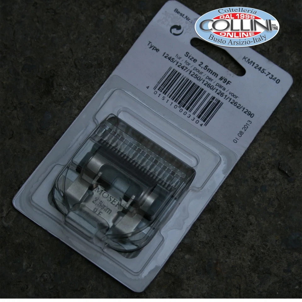 Moser - Testina animali #9F - 2,5mm - 1245-7340 - Immagine 3 di 3